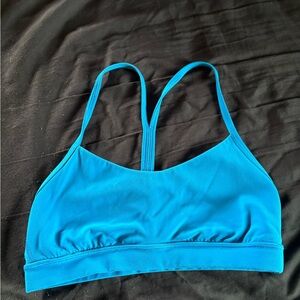 Blue Women's Flow Y Sports Bra